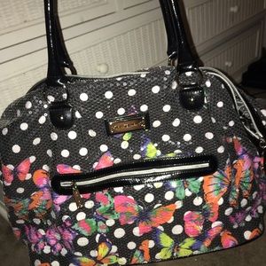 Large Sequin Betsey Johnson Duffel Bag